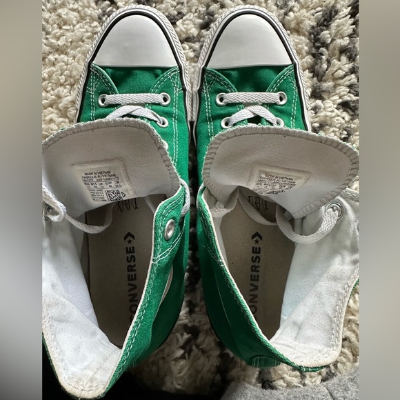 Converse Chuck Taylor All Star Canvas Green Men's Size 11/Womens 13 GUC - Picture 8 of 8
